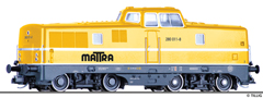 [Lokomotivy] → [Motorov] → [V 80] → 04802 E: dieselov lokomotiva lut s ernm rmem a pojezdem „MATTRA“