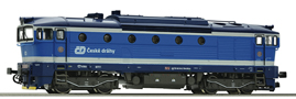 [Lokomotivy] → [Motorov] → [T478.3 „Brejlovec”] → 36401: dieselov lokomotiva v korportnm modrm ntru