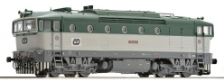 [Lokomotivy] → [Motorov] → [T478.3 „Brejlovec”] → 35012: dieselov lokomotiva zelen-svtle ed s edm pojezdem