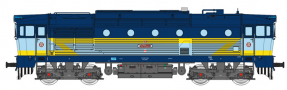 [Lokomotivy] → [Motorov] → [T478.3 „Brejlovec”] → 33331: dieselov lokomotiva modr-svtle modr se lutm bleskem