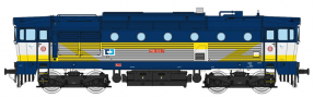 [Lokomotivy] → [Motorov] → [T478.3 „Brejlovec”] → 33333: dieselov lokomotiva modr-bl se lutm bleskem