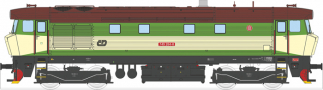 [Lokomotivy] → [Motorov] → [T478.1 „Bardotka”] → 33418: dieselov lokomotiva zelen-slonov kost, hnd stecha