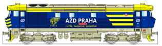[Lokomotivy] → [Motorov] → [T478.1 „Bardotka”] → 33420: dieselov lokomotiva v barevnm schematu „AD“