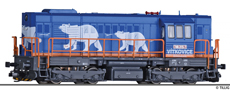 [Lokomotivy] → [Motorov] → [T466.2/T448.0] → 02765: dieselov lokomotiva modr-ern „Vtkovice“