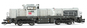 [Lokomotivy] → [Motorov] → [Vossloh DE 18] → HN9058: dieselov lokomotiva svtle ed, tmav ed rm a pojezd