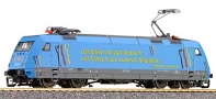 [Lokomotivy] → [Elektrick] → [BR 101] → 02305: elektrick lokomotiva modr s reklamnm potiskem „Fleischwerbung“