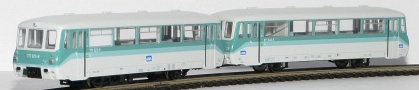 [Lokomotivy] → [Motorov vozy a jednotky] → [BR 172] → 772UBB: dvoudln jednotka bl-zelen LVT 771 a LVS 971 ″Usedomer Bderbahn G