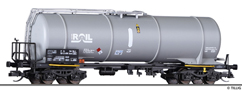 [Nkladn vozy] → [Cisternov] → [4-os na lehk oleje] → 18462: kotlov vz ed s logem „ATIR-RAIL“
