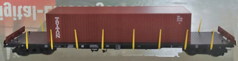 [Nkladn vozy] → [Nzkostnn] → [4-os ploinov Rgs] → 01205: nkladn ploinov vz s kontejnerem 40′ „Triton“