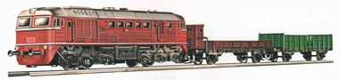 [Program „Start“] → [Soupravy] → 1690: set dieselov lokomotivy a dvou nkladnch voz
