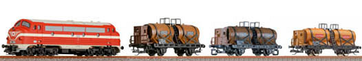 [Program „Start“] → [Soupravy] → 500661: set dieselov lokomotivy NoHAB (02535) a t nkladnch voz na pepravu vna (1