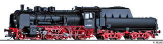 [Lokomotivy] → [Parn] → [BR 38] → 501898: parn lokomotiva ern s ervenm pojezdem, kouov plechy