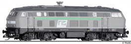 [Lokomotivy] → [Motorov] → [BR 218] → 04703 E: dieselov lokomotiva v barevnm schematu „Regio Infra Service Sachsen GmbH“