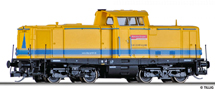 [Lokomotivy] → [Motorov] → [V 100] → 501793: dieselov lokomotiva lut do pracovnho vlaku