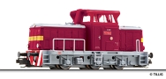 [Lokomotivy] → [Motorov] → [T334] → 04614: dieselov lokomotiva erven-ed s vstranm pruhem
