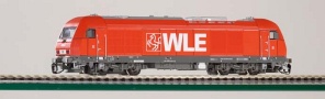 [Lokomotivy] → [Motorov] → [ER 20 Herkules] → 47590: dieselov lokomotiva erven s logem „Westfalische Landes-Eisenbahn GmbH“