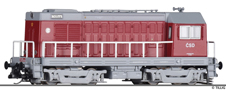 [Lokomotivy] → [Motorov] → [BR 107] → 02628: dieselov lokomotiva erven s edm rmem a podvozky