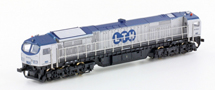 [Lokomotivy] → [Motorov] → [Blue Tiger] → 58855: dieselov lokomotiva stbrn-modr s logem „LTH“