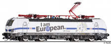 [Lokomotivy] → [Elektrick] → [BR 193 VECTRON] → 04834: elektrick lokomotiva s reklamnm potiskem „I am European“