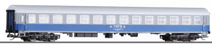rychlíkový vůz modrý-šedý 2. tř. „Train Militaire Francais de Berlin“, typ Bcm