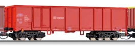 vysokostěnný nákladní vůz červený „Schenker”, typ Eaos