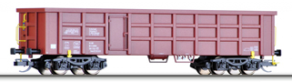 vysokostěnný nákladní vůz červenohnědý, typ Eaos