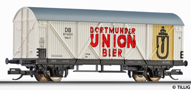 [Nkladn vozy] → [Kryt] → [2-os chladic Berlin] → 14104: chladc vz bl s edou stechou „Dortmunder Union“