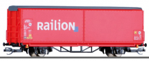 nákladní vůz s posuvnými bočnicemi červený „Raillion“, typ Hirrs-tt <sup>325</sup>