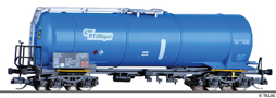 [Nkladn vozy] → [Cisternov] → [4-os na lehk oleje] → 18502: kotlov vz modr „RTI Railtrans Wagon s.r.o.“