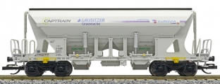 nákladní samovýsypný vůz s potiskem „Captrain/Eurovia“, typ Faccns