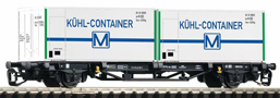 [Nkladn vozy] → [Nzkostnn] → [2-os kontejnerov Lgs 579] → 47714: ploinov nkladn vz ern se dvma blmi kontejnery 20′ „Khl-container“
