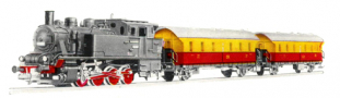 [Soupravy] → [S lokomotivou] → 545/743: set parn lokomotivy BR 92 a dvou osobnch voz