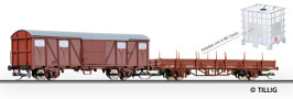 [Soupravy] → [Nkladn] → 501197: set dvou nkladnch voz s nkladem „Gefahrgut”