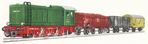 [Program „Start“] → [Soupravy] → 1610: set dieselov lokomotivy V 36 a t nkladnch voz