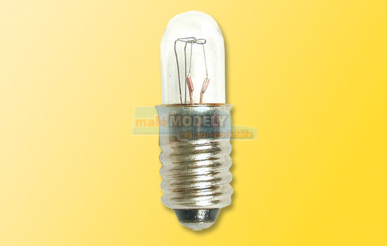 Žárovka se závitem bílá, E 5,5 Ø 8 mm, 19,V, 40 mA (5 ks) 