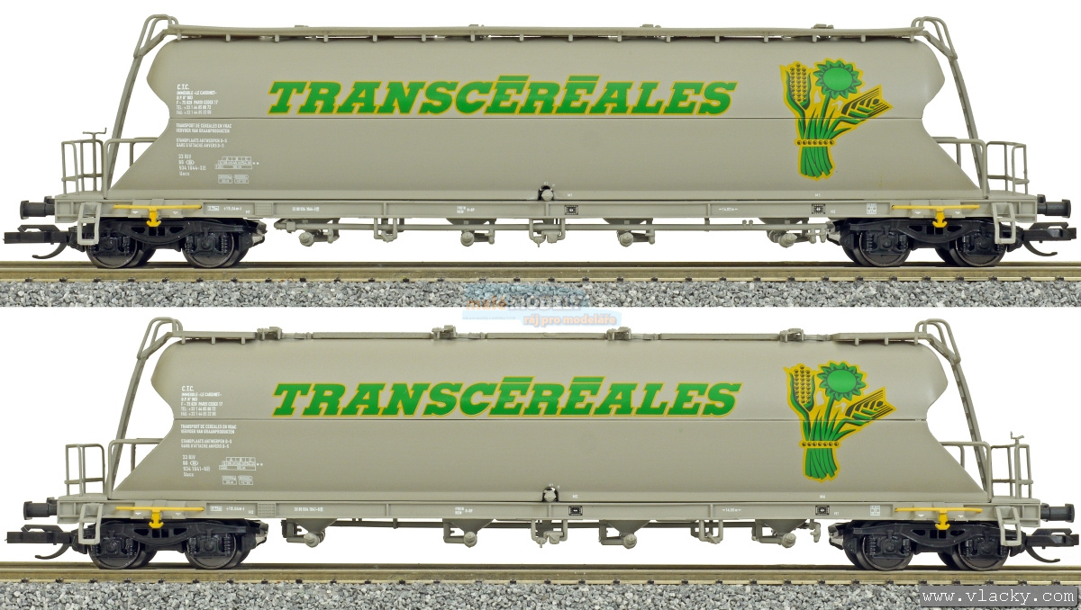 Set nákladních vozů pro přepravu prachu <b>TRANSCÉRÉALES/C.T.C.</b> 