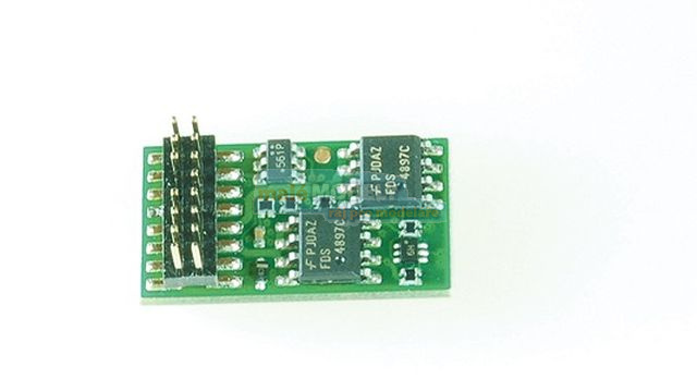 Dekodér T65-16 s konektorem PluX16, 6 funk., SUSI, RailCom, 1,1A