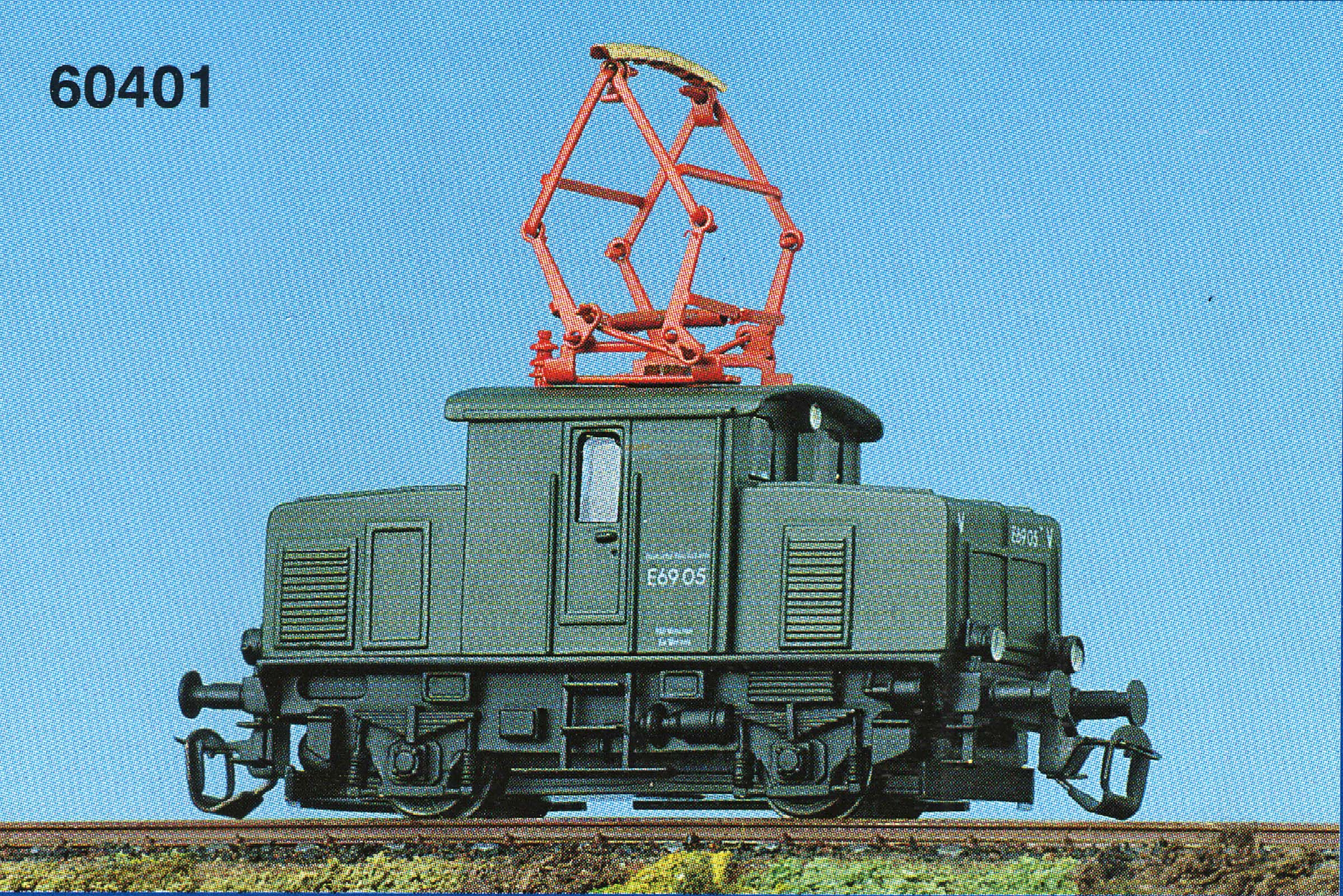 Elektrická lokomotiva E 69, zelená