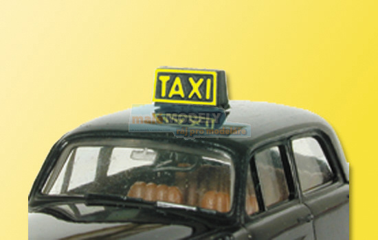 Taxi znamení, osvětlené