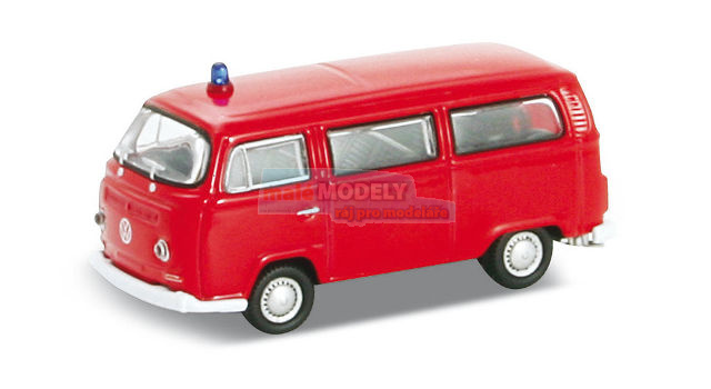 VW Bus T2, červený