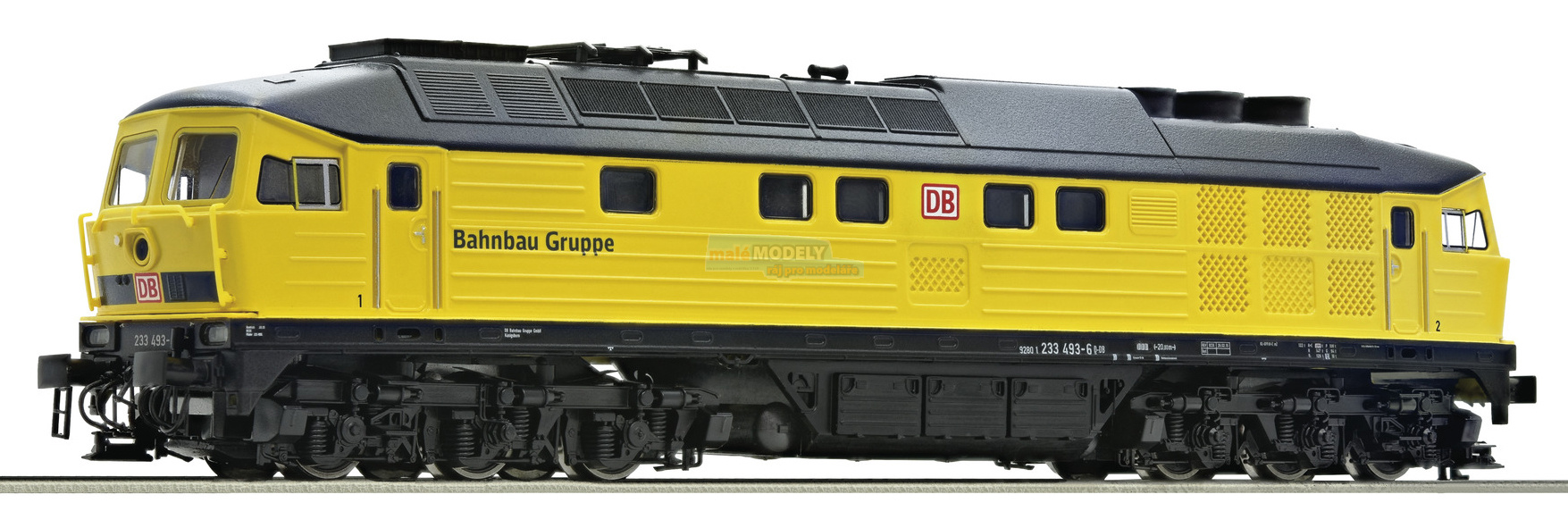 Dieselová lokomotiva 232 493 Bahnbau