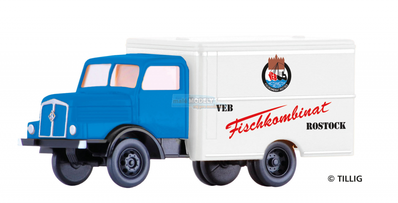 Auto nákl. skříňový H3A VEB Fischkombinat Rostock