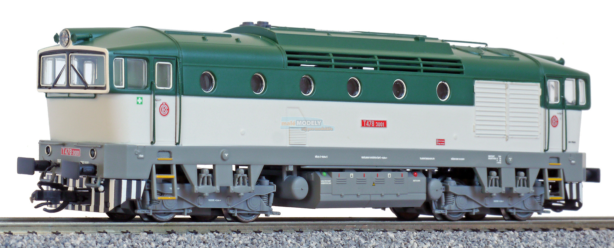 Dieselová lokomotiva T478.3001,  'Brejlovec'