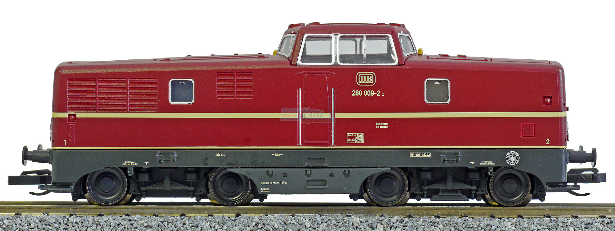 Dieselová lokomotiva BR 280 009