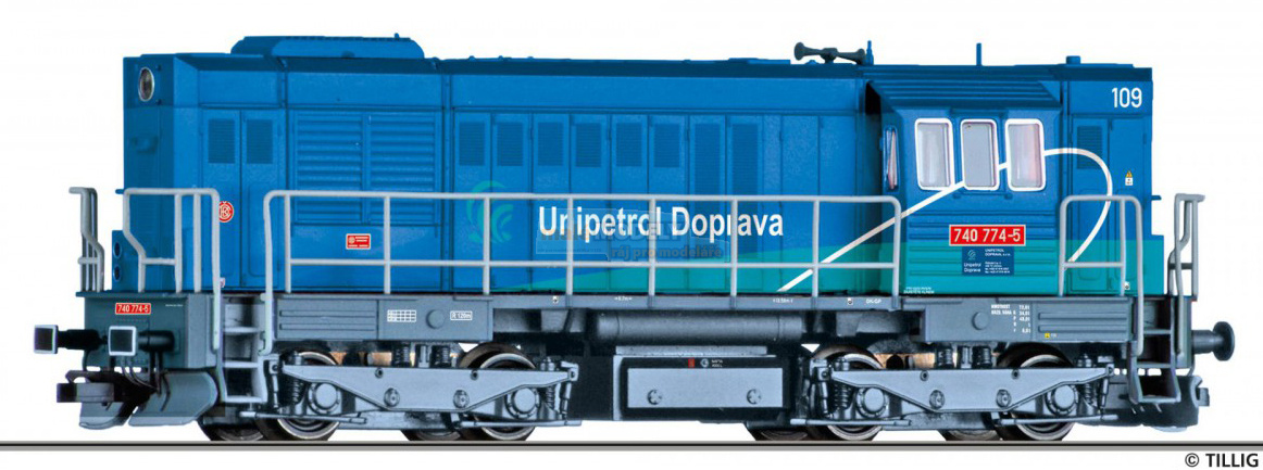 Dieselová lokomotiva řady 740 <b>Unipetrol Doprava a.s.</b>