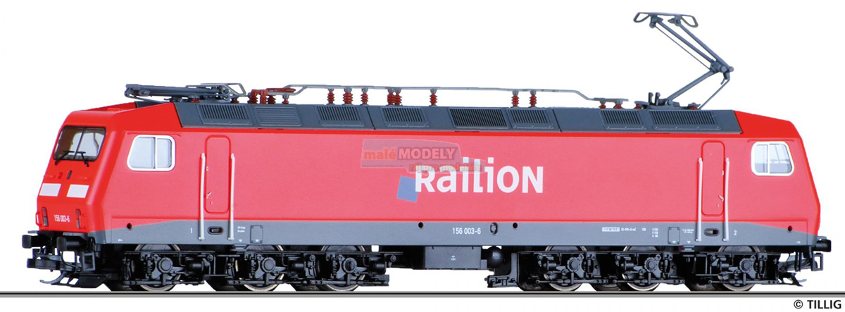 Elektrický lokomotiva 156 003-6 <b>„Railion“</b> 