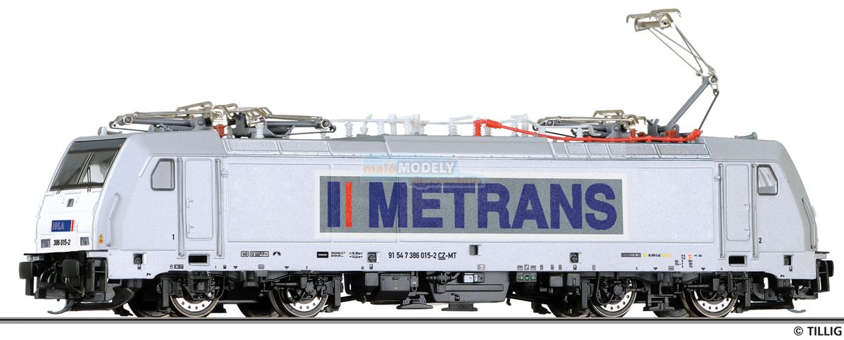 Elektrická lokomotiva řady 386, METRANS Rail s.r.o. (CZ)