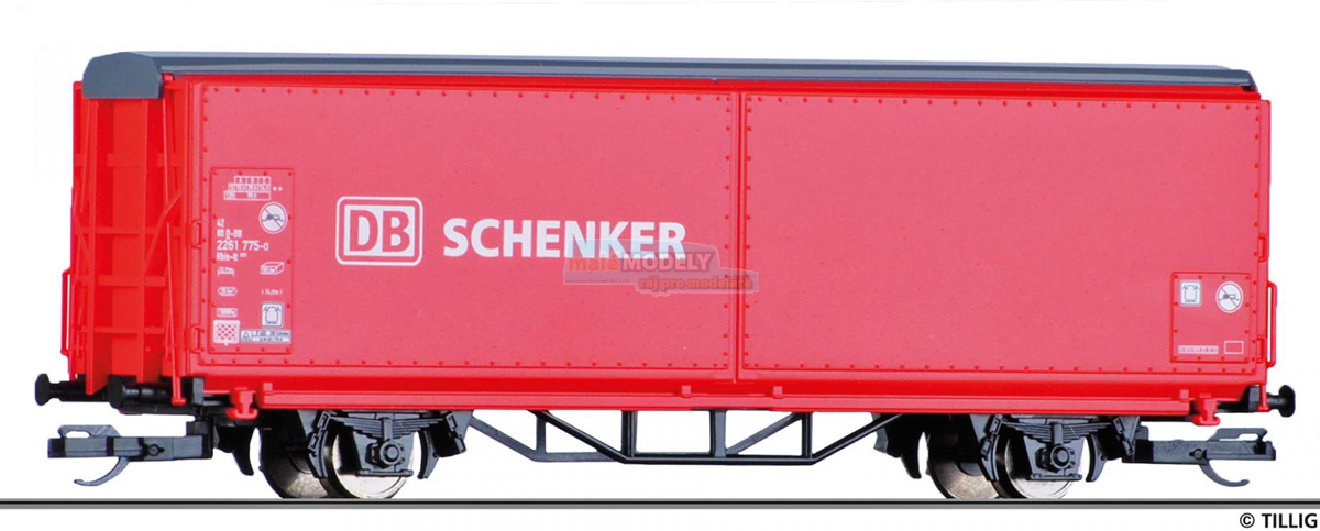 Nákladní vůz s posuvnými bočnicemi Hbis-tt „DB Schenker“ 