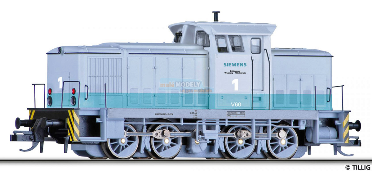 Dieselová lokomotiva V 60 D <b>Werklok 1</b>, Siemens AG, Prüfzentrum Wildenrath - (31.03.2019)