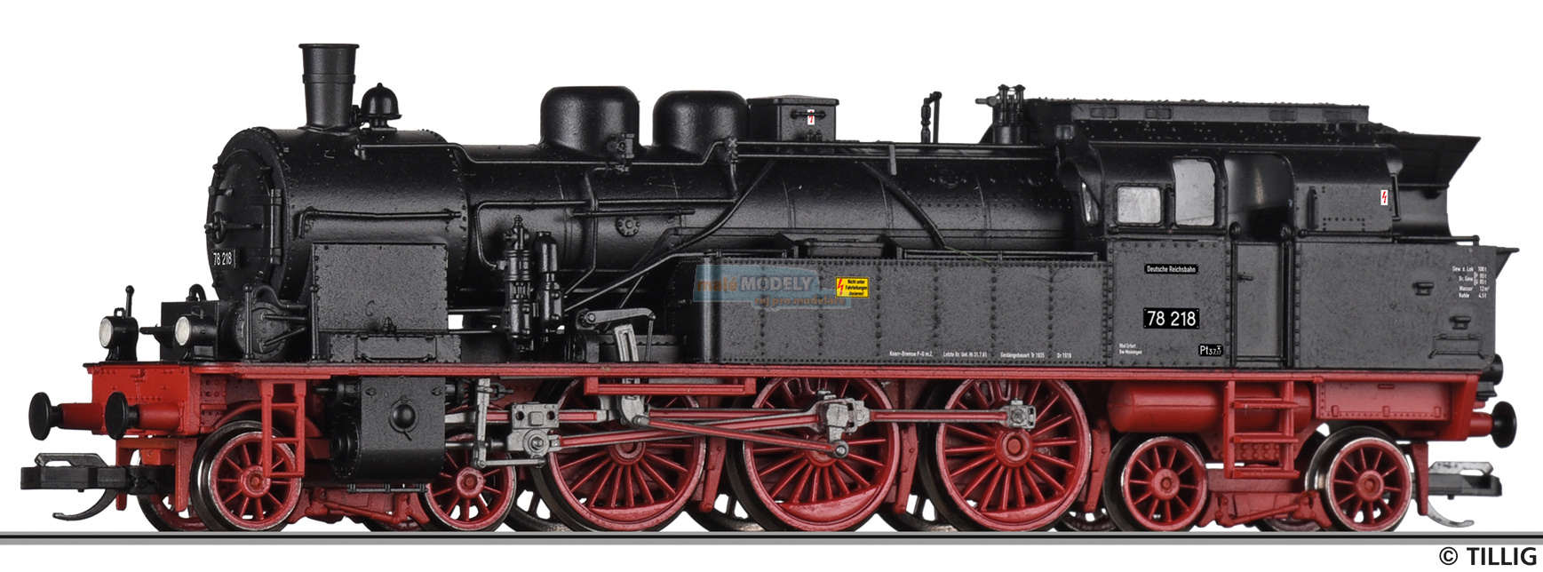 Parní lokomotiva BR 78.0 -Přepracovaná-